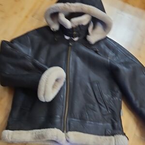 Pacific Trail Leather Sheep Skin Bomber  Outdoor Wear